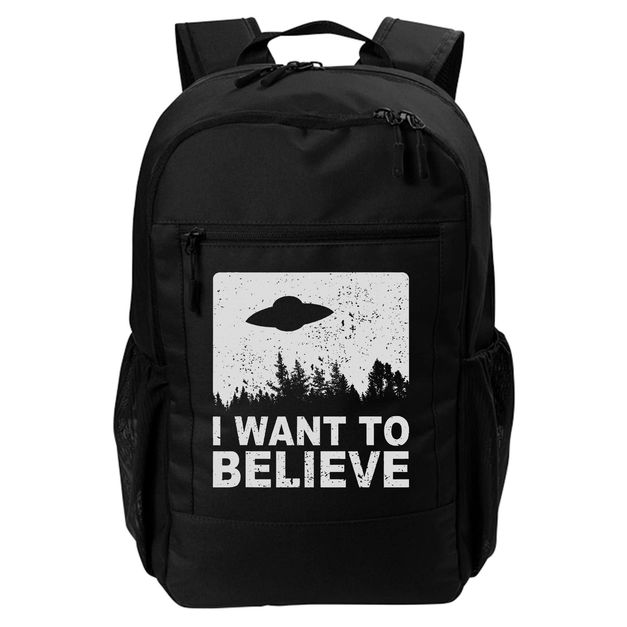 I Want To Believe I Aliens Ufo Area 51 Roswell Backpack