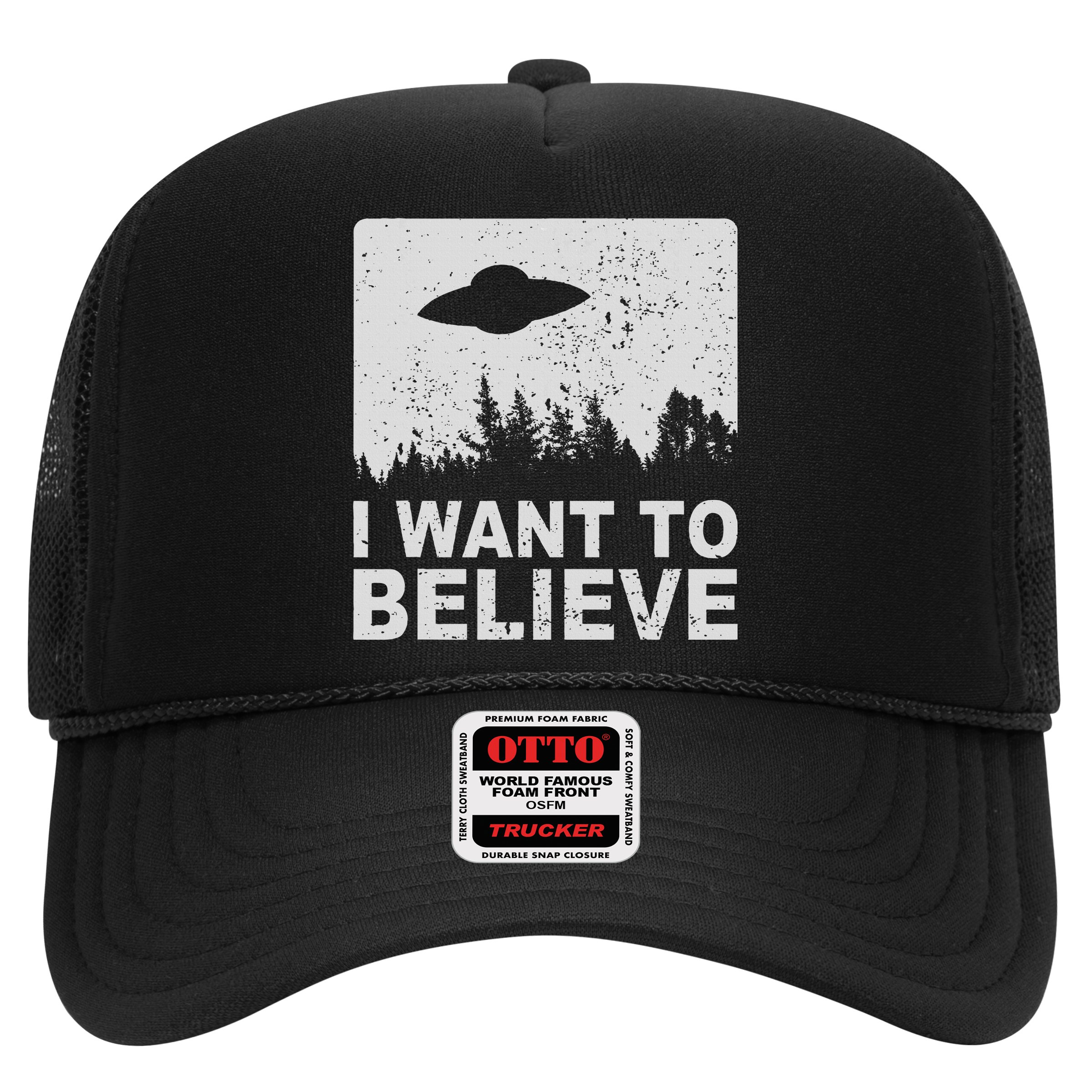 I Want To Believe I Aliens Ufo Area 51 Roswell Hat