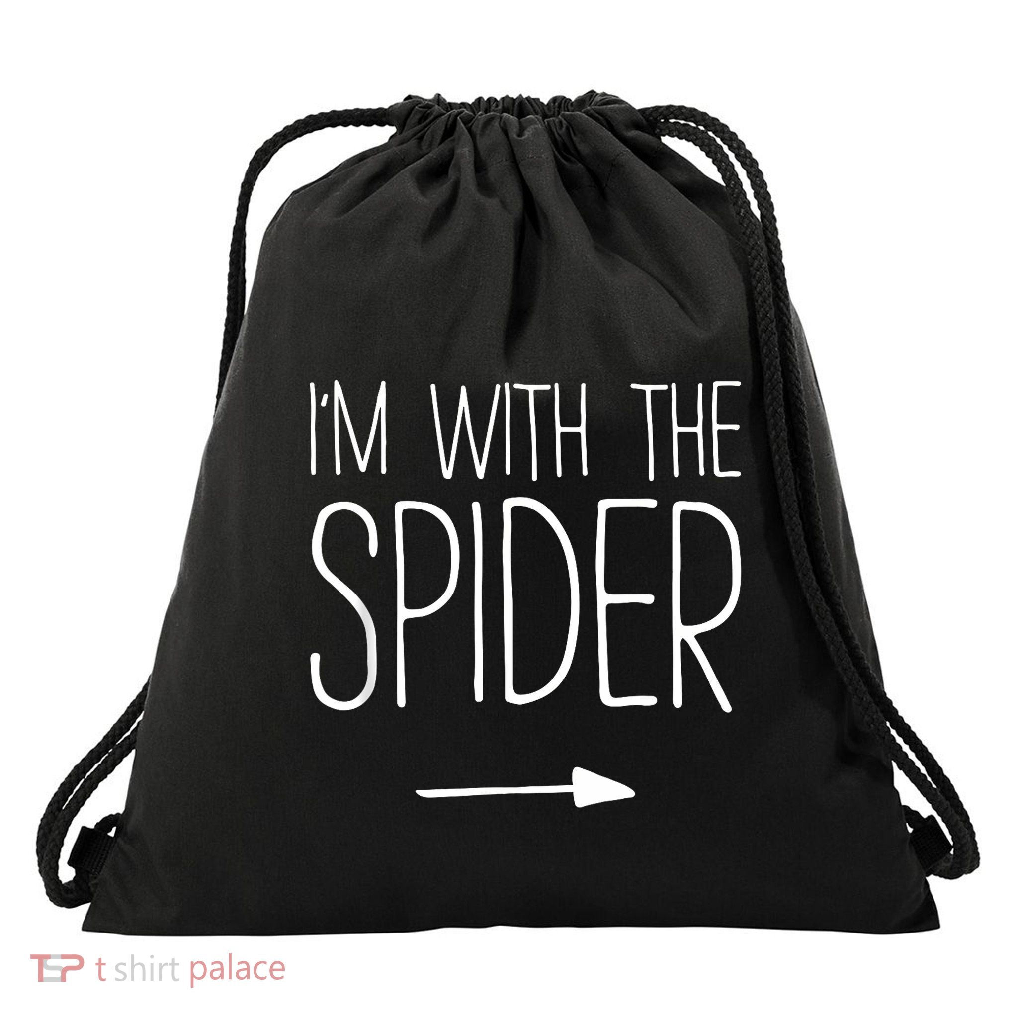 IM With The Spider Adult Women Costume Drawstring Bag