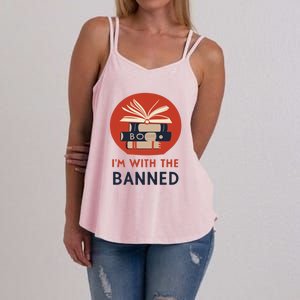 Im With The Banned Banned Books Reading Books Women's Strappy Tank