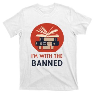 Im With The Banned Banned Books Reading Books T-Shirt