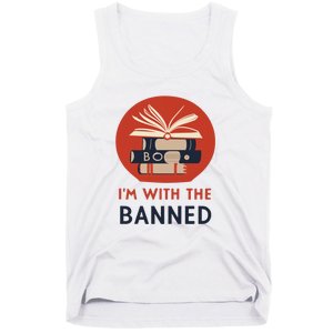 Im With The Banned Banned Books Reading Books Tank Top