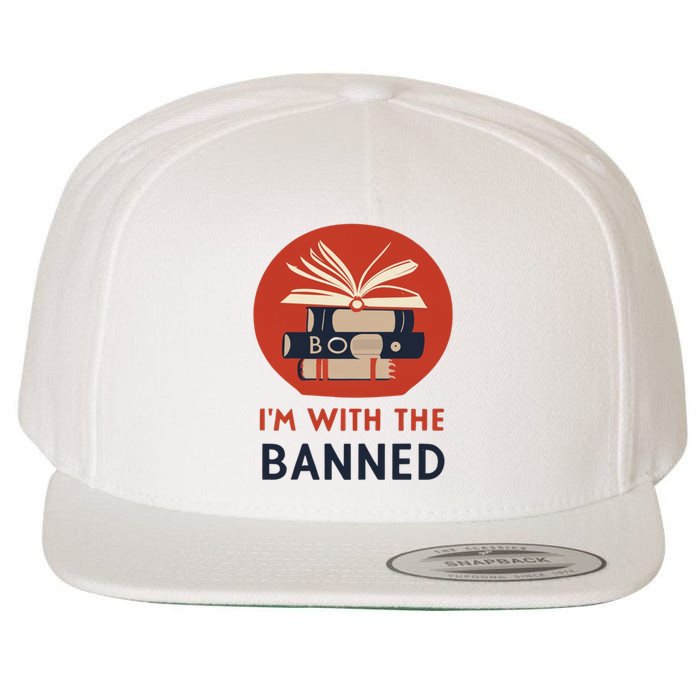 Im With The Banned Banned Books Reading Books Wool Snapback Cap