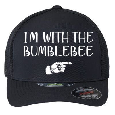 I'm With The Bumblebee Flexfit Unipanel Trucker Cap