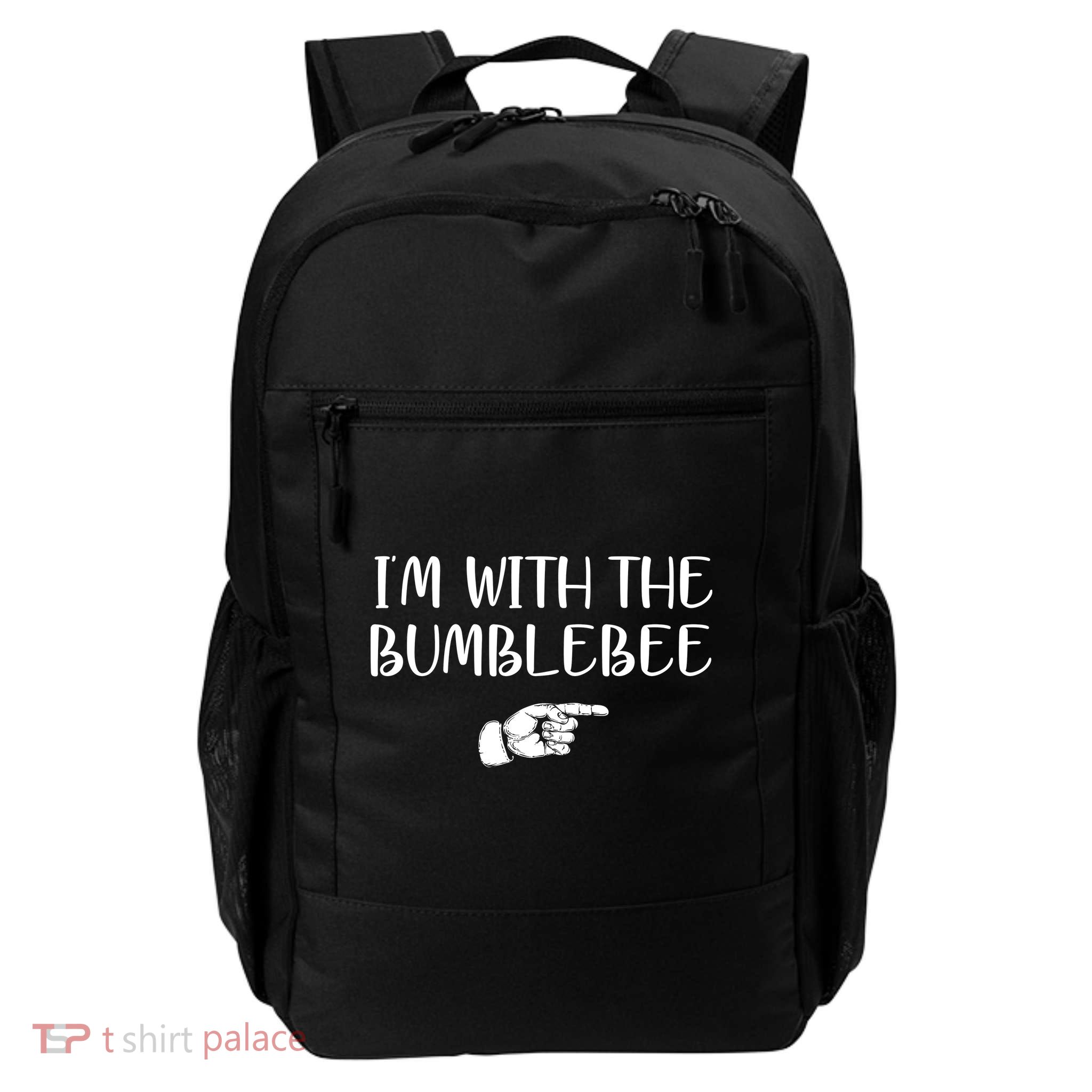 I'm With The Bumblebee Backpack