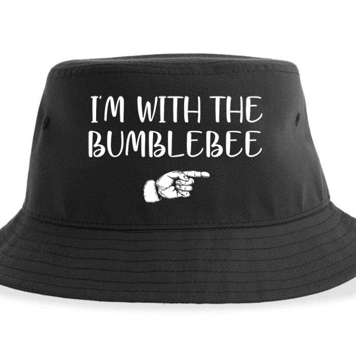 I'm With The Bumblebee Sustainable Bucket Hat