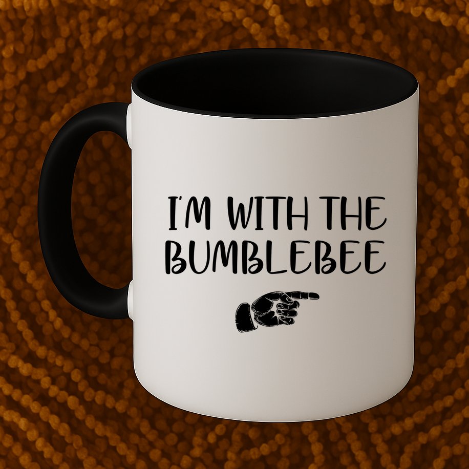 I'm With The Bumblebee Mug