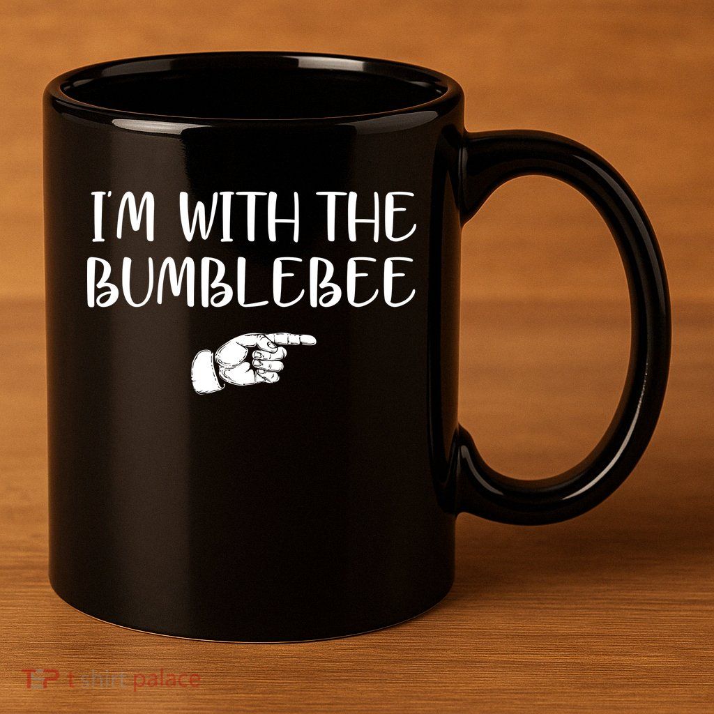 I'm With The Bumblebee 11oz C Handle Ceramic Mug