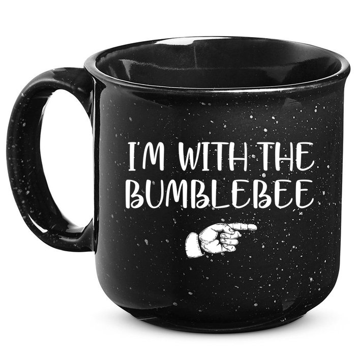 I'm With The Bumblebee 15oz Campfire Ceramic Mug