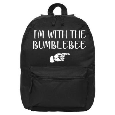 I'm With The Bumblebee 16 in Basic Backpack