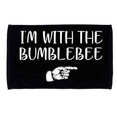 I'm With The Bumblebee Microfiber Hand Towel