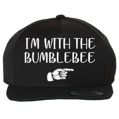 I'm With The Bumblebee Wool Snapback Cap