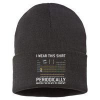 I Wear This Periodically Chemistry Puny Sustainable Knit Beanie