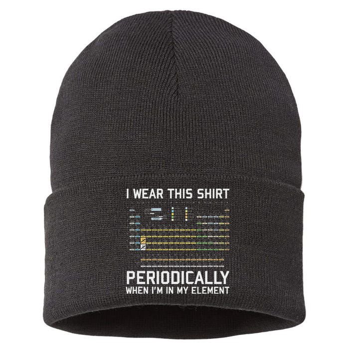 I Wear This Periodically Chemistry Puny Sustainable Knit Beanie