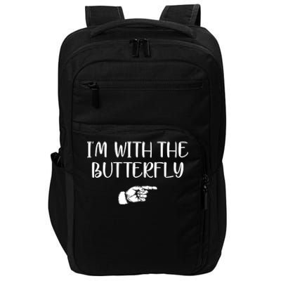 I'm With The Butterfly Impact Tech Backpack