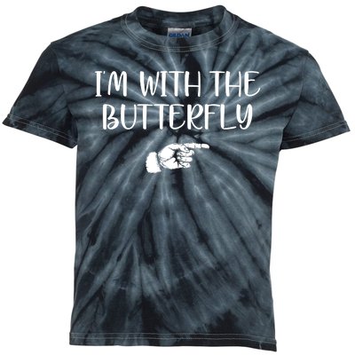 I'm With The Butterfly Kids Tie-Dye T-Shirt