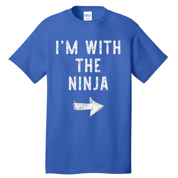 Im With The Ninja Costume Halloween Matching Couple Tall T-Shirt