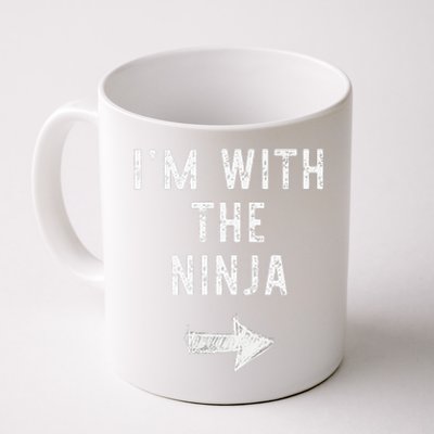 Im With The Ninja Costume Halloween Matching Couple Coffee Mug