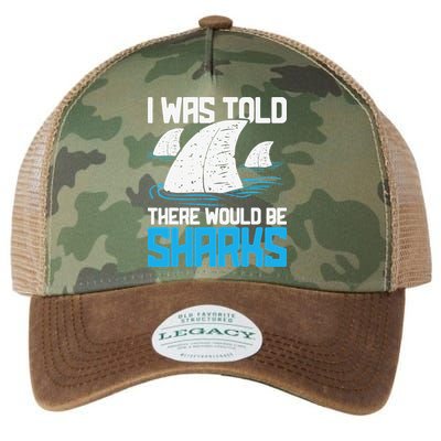 I Was Told There Would Be Sharks Biologist Shark Lovers Legacy Tie Dye Trucker Hat