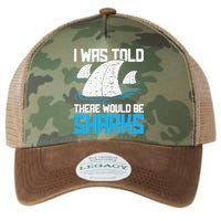 I Was Told There Would Be Sharks Biologist Shark Lovers Legacy Tie Dye Trucker Hat