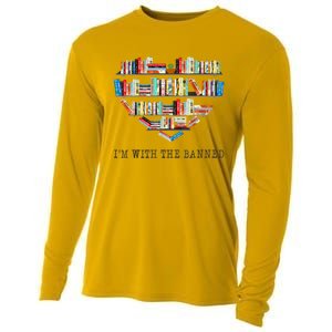 Im With The Banned Books Read Banned Books Lover Cooling Performance Long Sleeve Crew