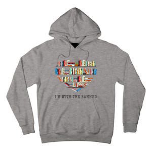 Im With The Banned Books Read Banned Books Lover Tall Hoodie