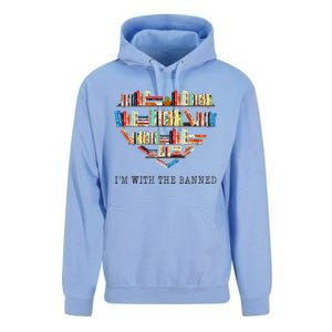 Im With The Banned Books Read Banned Books Lover Unisex Surf Hoodie