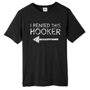 i rented this hooker left funny quote  Tall Fusion ChromaSoft Performance T-Shirt