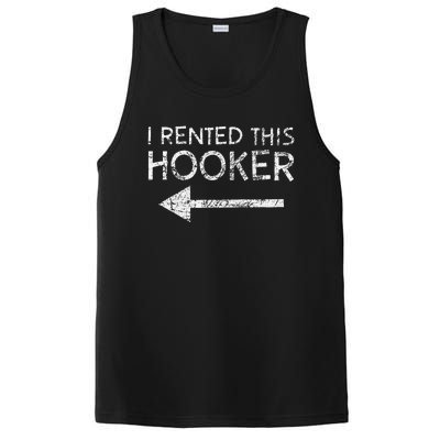 i rented this hooker left funny quote  PosiCharge Competitor Tank