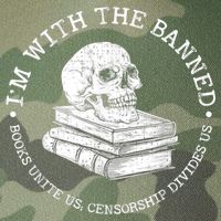 I'm With The Banned Books Funny Book Lover Librarian Reading Legacy Tie Dye Trucker Hat