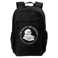 I'm With The Banned Books Funny Book Lover Librarian Reading Backpack