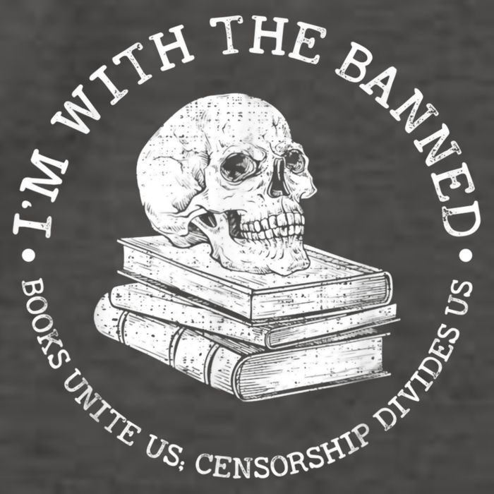 I'm With The Banned Books Funny Book Lover Librarian Reading Vector Backpack
