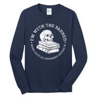 I'm With The Banned Books Funny Book Lover Librarian Reading Tall Long Sleeve T-Shirt