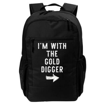 IM With The Gold Digger Costume Halloween Matching Couple Backpack