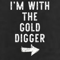 IM With The Gold Digger Costume Halloween Matching Couple Adult Drive Performance Visor