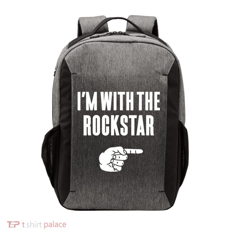 I'm With The Rockstar, Matching Rockstar Costume Vector Backpack