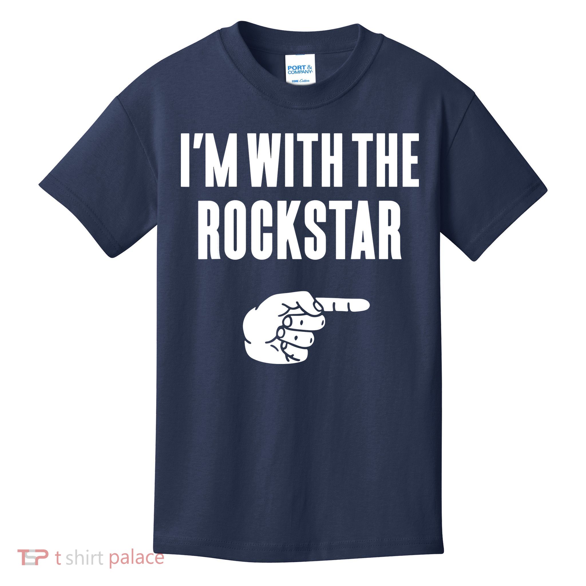 I'm With The Rockstar, Matching Rockstar Costume Kids T-Shirt