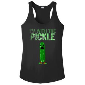 Im With The Pickle Halloween Fancy Dress Party Ladies PosiCharge Competitor Racerback Tank