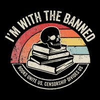 IM With The Banned Books Unite Us Censorship Divides Us 7-Panel Snapback Hat