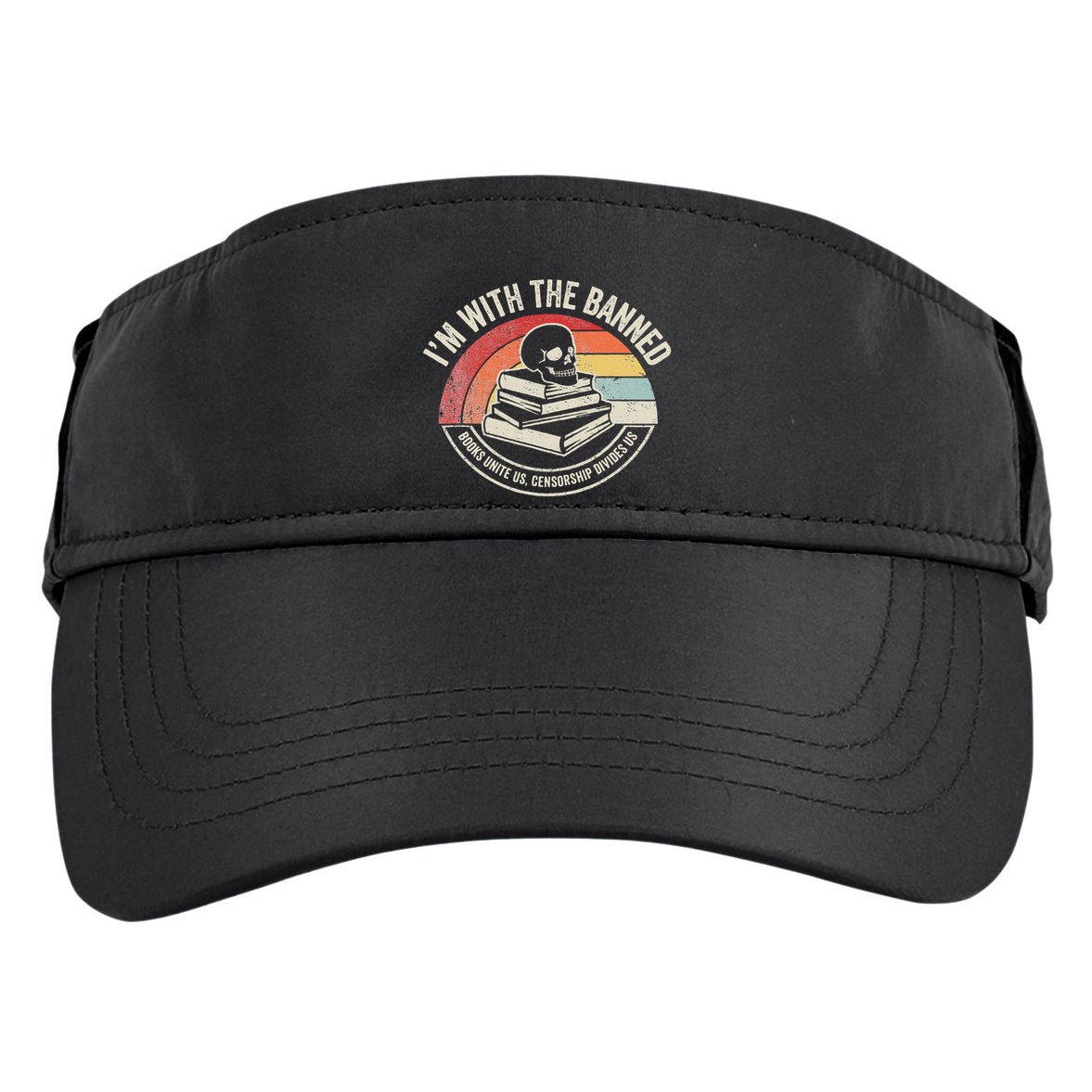 IM With The Banned Books Unite Us Censorship Divides Us Adult Drive Performance Visor