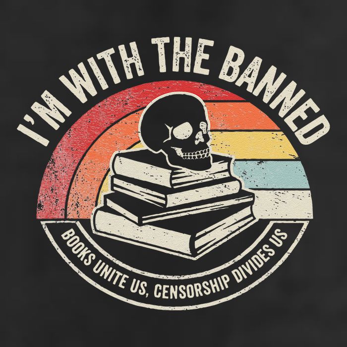 IM With The Banned Books Unite Us Censorship Divides Us Adult Drive Performance Visor