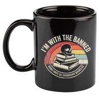 IM With The Banned Books Unite Us Censorship Divides Us 11oz C Handle Ceramic Mug