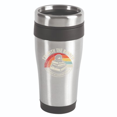 IM With The Banned Books Unite Us Censorship Divides Us 16oz Travel Tumbler