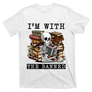 I'm With The Banned Books I Read Banned Books Lovers T-Shirt