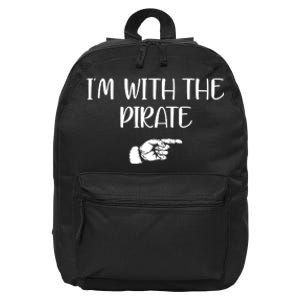 Im With The Pirate 16 in Basic Backpack