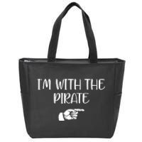 Im With The Pirate Zip Tote Bag