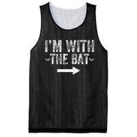 I'm With The Bat Costume Halloween Matching Couple Mesh Reversible Basketball Jersey Tank