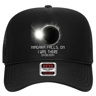 I Was There Total Solar Eclipse Niagara Falls On Canada Trucker Hat