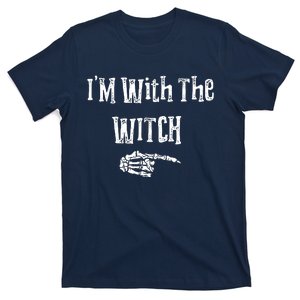 I'm With The Witch Tee Funny Halloween T-Shirt