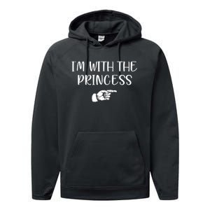 Im With The Princess Performance Fleece Hoodie